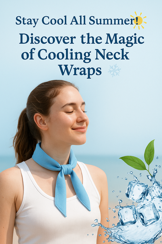 ❄️ Beat the Heat with Cooling Neck Wraps: Your New Summer Essential!